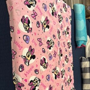 Disney Minnie Mouse Pink Blanket